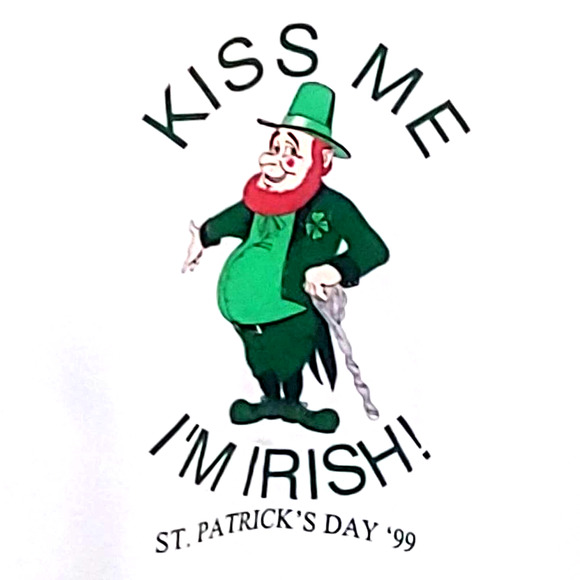 Large 1999 Grolsch Premium Lager St. Patricks Day Vintage T-Shirt - Picture 2 of 6